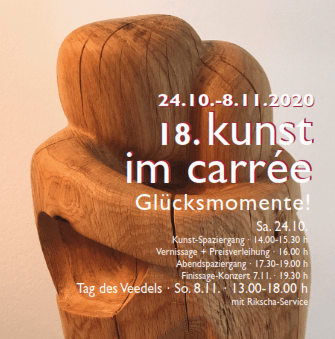 Kunst im Carrée 2020 und verkaufsoffener Sonntag am 08.11.2020 Kunst im Carrée 2020 und verkaufsoffener Sonntag am 08.11.2020